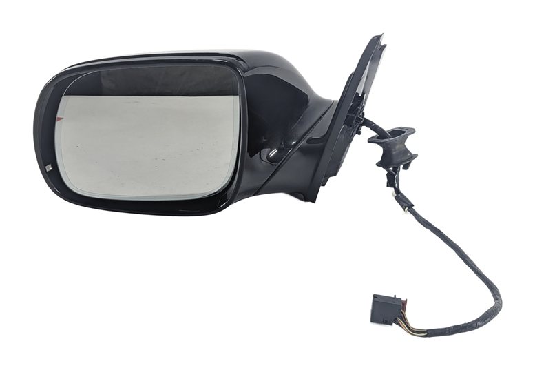 Thumbnail 3: 09-14 AUDI Q5 (8R) LEFT P-FOLD HEAT AUTODIM MEMORY DOOR MIRROR w/ LIGHT (Black)