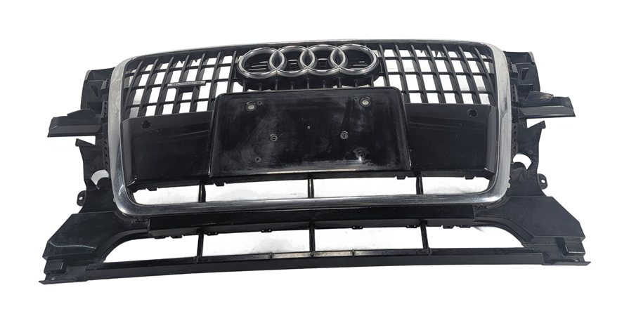 Thumbnail 3: 2009-2012 AUDI Q5 (B8 8R) FRONT UPPER HOOD CENTER AIR VENT GRILLE TRIM