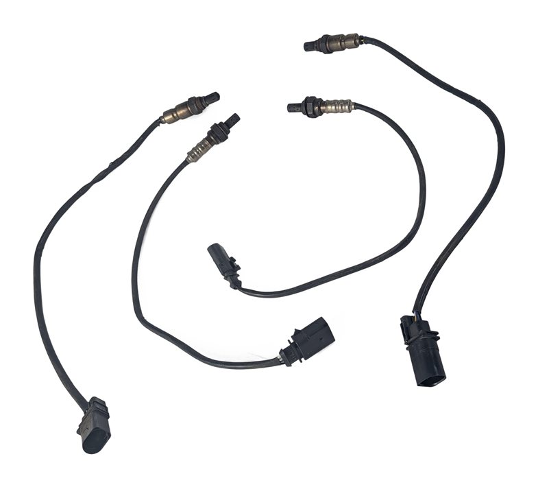 2010 AUDI Q5 (B8 8R) 3.2L (CALB) ENGINE OXYGEN O2 LAMBDA WIRE PROBE SENSOR SET/4