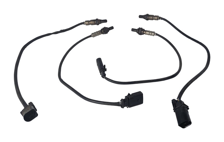 Thumbnail 2: 2010 AUDI Q5 (B8 8R) 3.2L (CALB) ENGINE OXYGEN O2 LAMBDA WIRE PROBE SENSOR SET/4