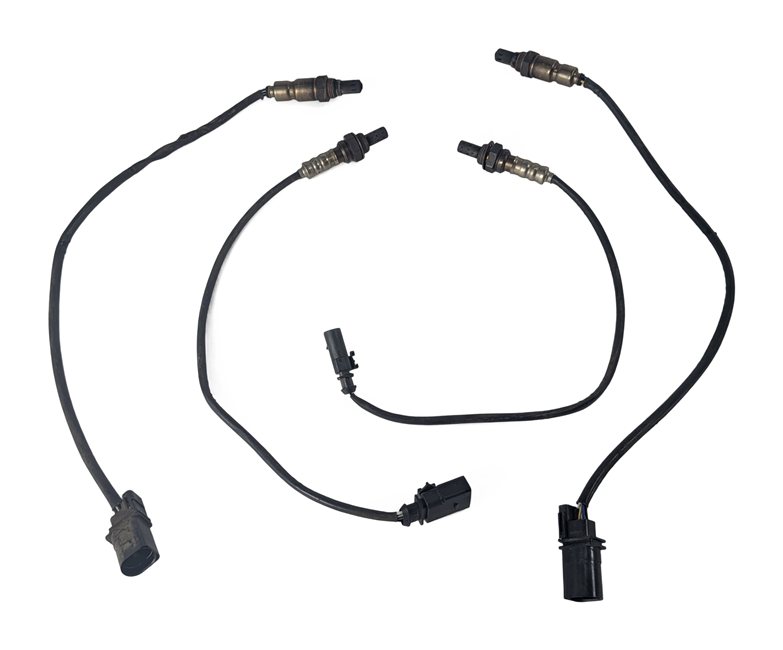 Thumbnail 3: 2010 AUDI Q5 (B8 8R) 3.2L (CALB) ENGINE OXYGEN O2 LAMBDA WIRE PROBE SENSOR SET/4