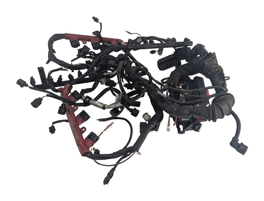 Thumbnail 3: 2010 AUDI Q5 B8 8R 3.2L CALB ENGINE MOTOR WIRE WIRING HARNESS LOOM 8K1971072KQ