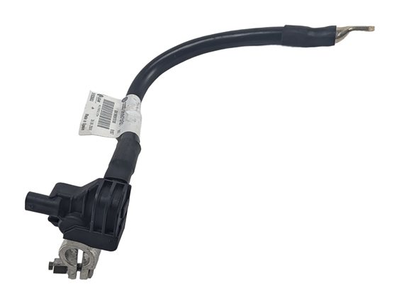 2010 AUDI Q5 B8 8R 3.2L NEGATIVE GROUND BATTERY CABLE w/MONITOR SENSOR TERMINAL