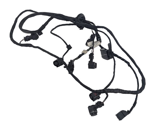 Thumbnail 3: 2010 AUDI Q5 B8 8R REAR PARK ASSIST PDC DISTANCE SENSOR SET/4 w/HARNESS (Black)