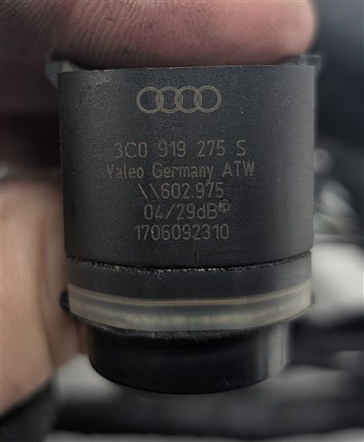 Thumbnail 7: 2010 AUDI Q5 B8 8R REAR PARK ASSIST PDC DISTANCE SENSOR SET/4 w/HARNESS (Black)