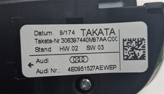 Thumbnail 6: 2010 AUDI Q5 (B8 8R) STEERING WHEEL MULTIFUNCTION CONTROL SWITCH BUTTONS SET/2