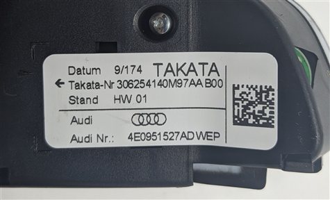 Thumbnail 9: 2010 AUDI Q5 (B8 8R) STEERING WHEEL MULTIFUNCTION CONTROL SWITCH BUTTONS SET/2