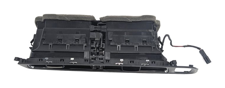 Thumbnail 3: 2010 AUDI Q5 (B8 8R) FRONT CENTER DASH HEAT AIR AC HVAC VENT CHROME TRIM (Black)