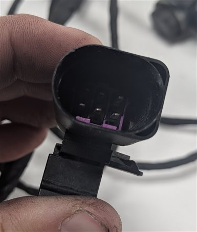 Thumbnail 5: 2010 AUDI Q5 B8 8R FRONT PARK ASSIST PDC DISTANCE SENSOR SET/4 w/HARNESS (Black)