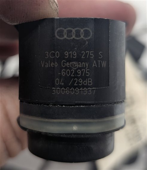 Thumbnail 7: 2010 AUDI Q5 B8 8R FRONT PARK ASSIST PDC DISTANCE SENSOR SET/4 w/HARNESS (Black)