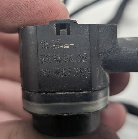 Thumbnail 8: 2010 AUDI Q5 B8 8R FRONT PARK ASSIST PDC DISTANCE SENSOR SET/4 w/HARNESS (Black)