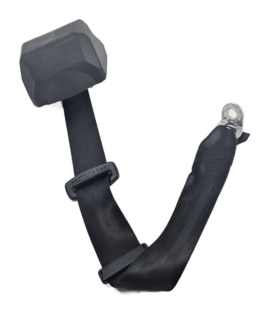 2010 AUDI Q5 (B8 8R) REAR RIGHT SEAT SEATBELT SAFETY BELT RETRACTOR REEL (Black)