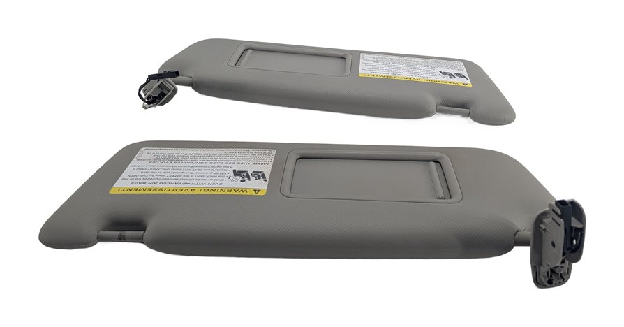 Thumbnail 2: 2009-2012 AUDI Q5 (8R) FRONT LEFT & RIGHT SUNVISOR SHADE SET-2 (Gray)