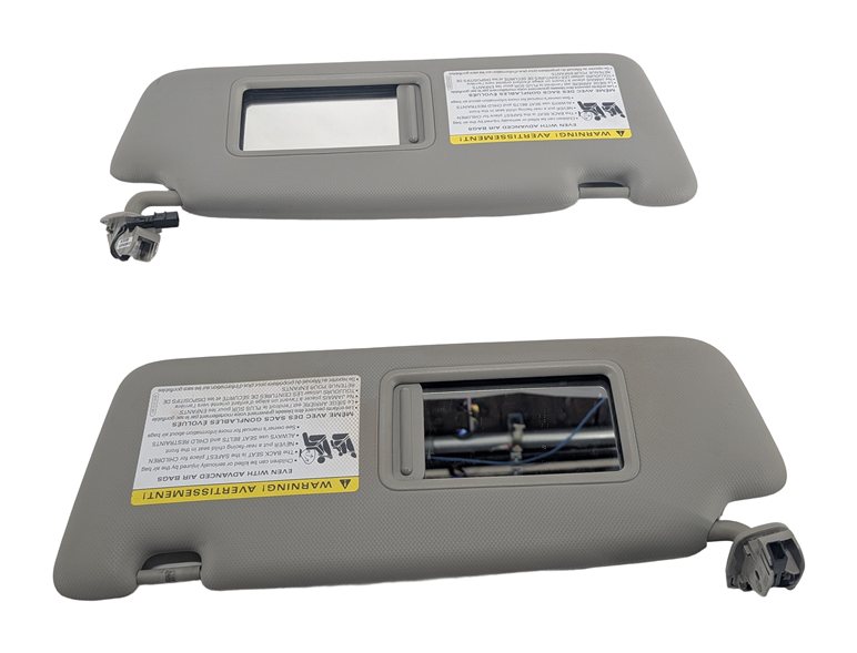 Thumbnail 5: 2009-2012 AUDI Q5 (8R) FRONT LEFT & RIGHT SUNVISOR SHADE SET-2 (Gray)