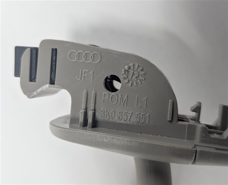 Thumbnail 8: 2009-2012 AUDI Q5 (8R) FRONT LEFT & RIGHT SUNVISOR SHADE SET-2 (Gray)