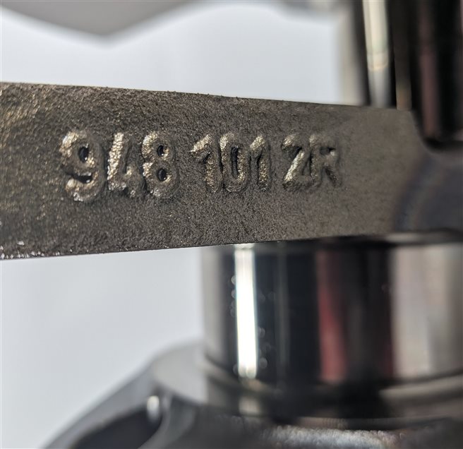 Thumbnail 4: 2009-2010 PORSCHE CAYENNE (957) 4.8L (M48.01) ENGINE CRANKSHAFT CRANK SHAFT