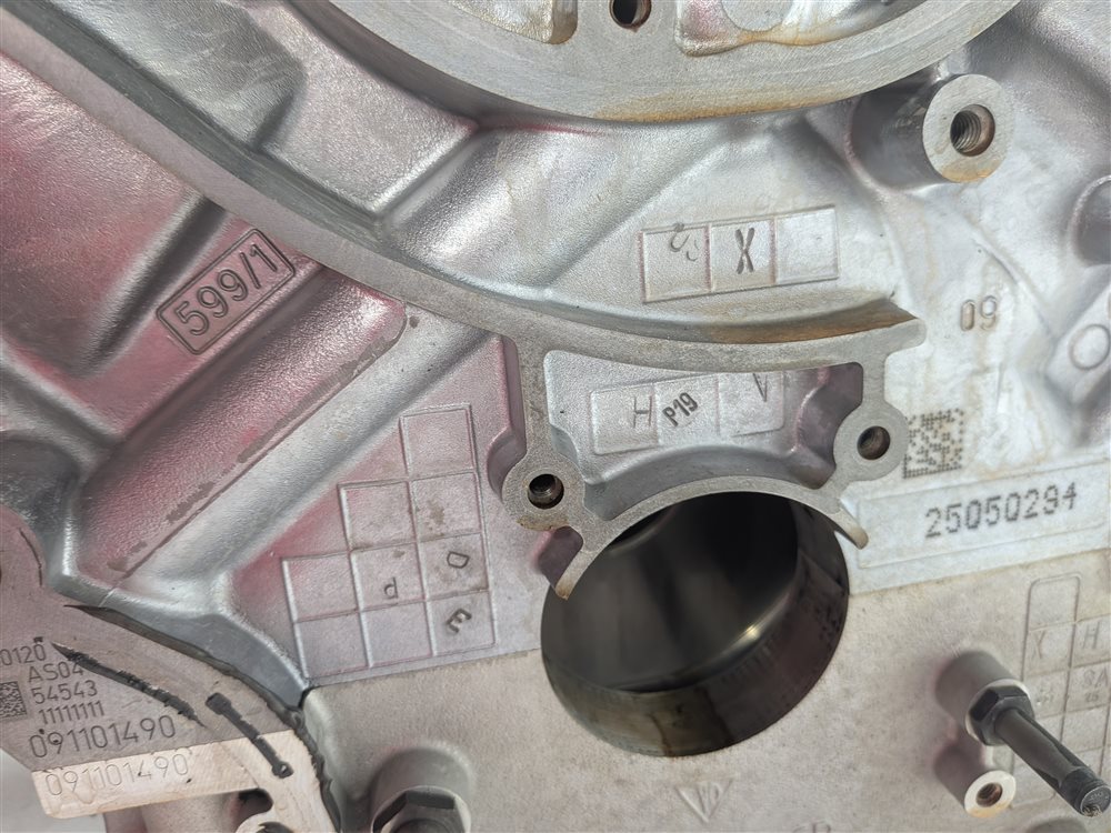 Thumbnail 12: 2008-2010 PORSCHE CAYENNE (957) 4.8L NON TURBO ENGINE CYLINDER BLOCK (BARE)