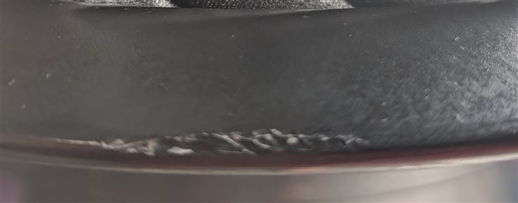 Thumbnail 12: 2008-2010 PORSCHE CAYENNE (957) 21X10 ET50 10 SPOKE ALLOY WHEEL PAINTED BLACK