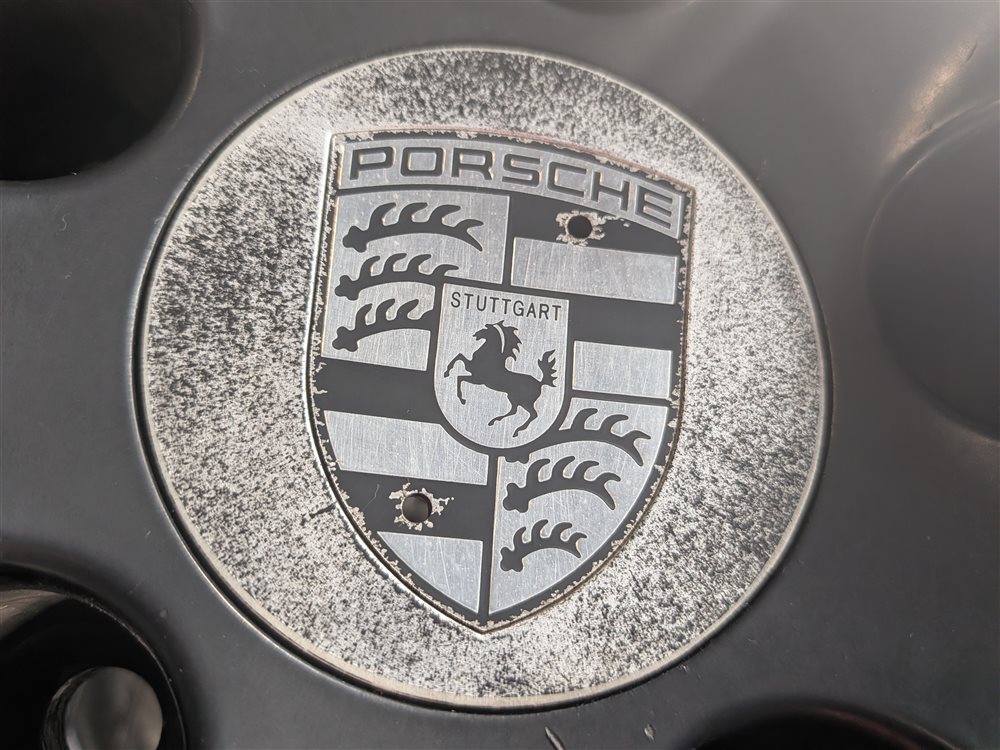 Thumbnail 13: 2008-2010 PORSCHE CAYENNE (957) 21X10 ET50 10 SPOKE ALLOY WHEEL PAINTED BLACK