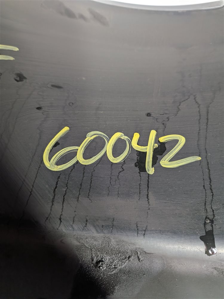Thumbnail 5: 2008-2010 PORSCHE CAYENNE (957) 21X10 ET50 10 SPOKE ALLOY WHEEL PAINTED BLACK