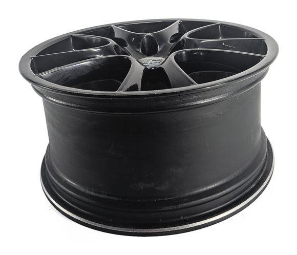 2008-2010 PORSCHE CAYENNE (957) 21X10 ET50 10 SPOKE ALLOY WHEEL PAINTED BLACK