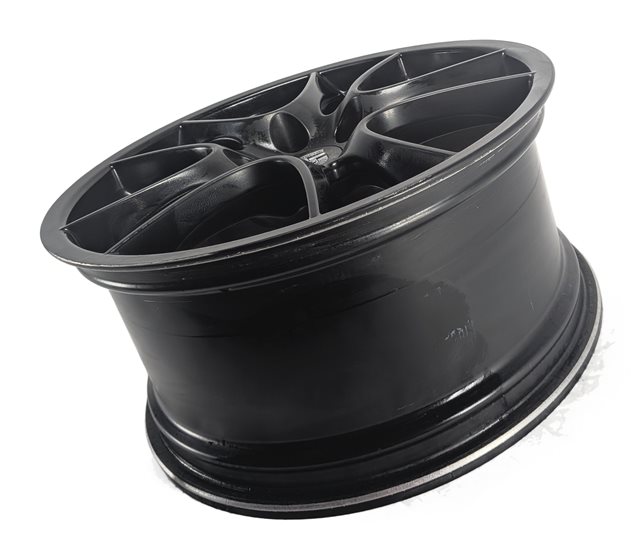 2008-2010 PORSCHE CAYENNE (957) 21X10 ET50 10 SPOKE ALLOY WHEEL PAINTED BLACK