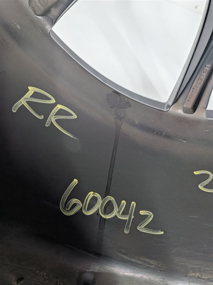 Thumbnail 6: 2008-2010 PORSCHE CAYENNE (957) 21X10 ET50 10 SPOKE ALLOY WHEEL PAINTED BLACK