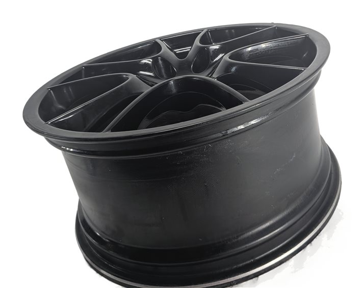 2008-2010 PORSCHE CAYENNE (957) 21X10 ET50 10 SPOKE ALLOY WHEEL PAINTED BLACK