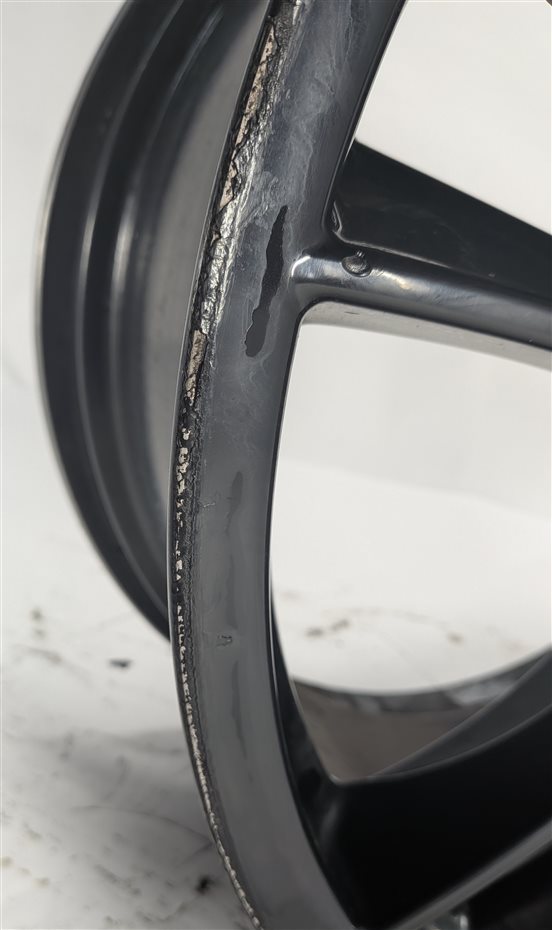 Thumbnail 11: 2008-2010 PORSCHE CAYENNE (957) 21X10 ET50 10 SPOKE ALLOY WHEEL PAINTED BLACK