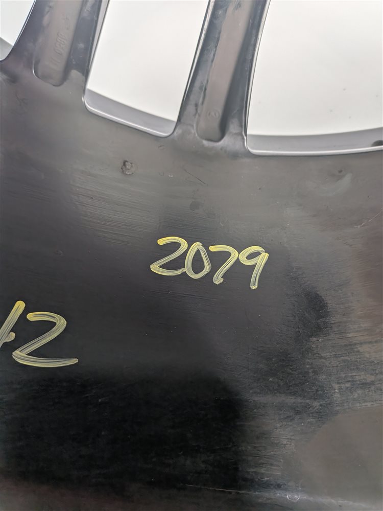 Thumbnail 6: 2008-2010 PORSCHE CAYENNE (957) 21X10 ET50 10 SPOKE ALLOY WHEEL PAINTED BLACK