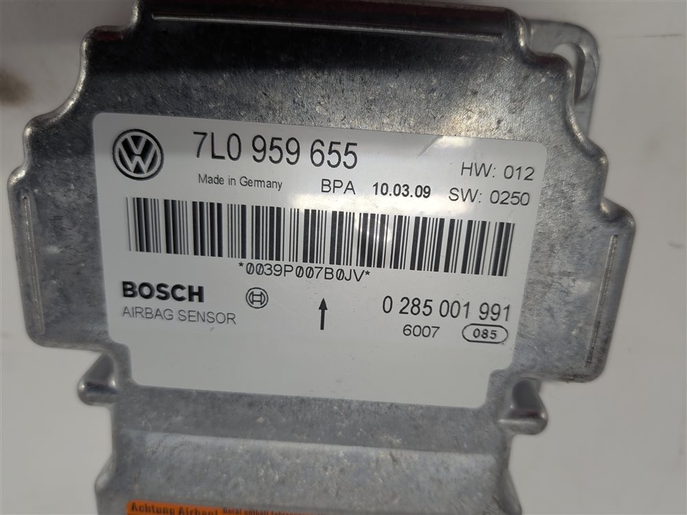 Thumbnail 5: 2008-2010 PORSCHE CAYENNE (957) PRIMARY SRS BAG CONTROL MODULE