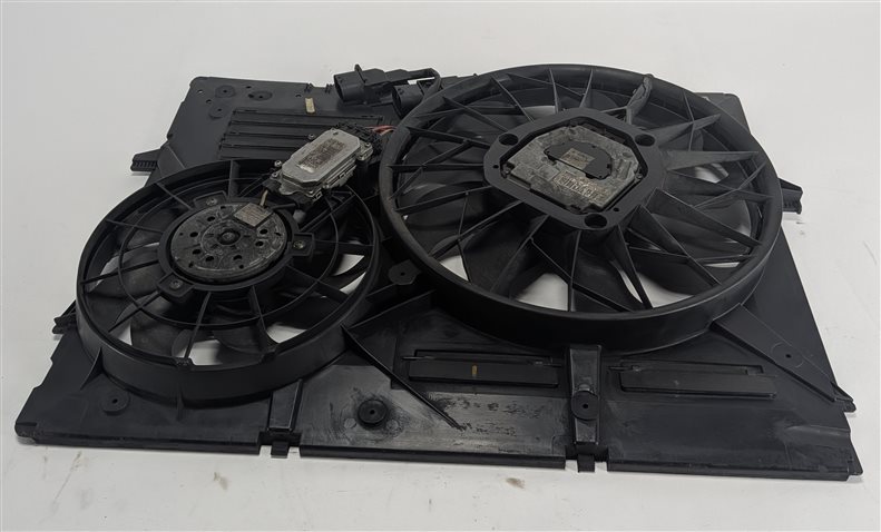 Thumbnail 3: 2003-2010 CAYENNE (955 957) RADIATOR ELECTRIC COOLING FAN BLADE MOTOR w/ SHROUD