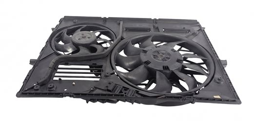 Thumbnail 4: 2003-2010 CAYENNE (955 957) RADIATOR ELECTRIC COOLING FAN BLADE MOTOR w/ SHROUD