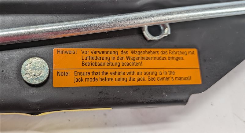 Thumbnail 24: 2003-2010 PORSCHE CAYENNE 955 EMERGENCY ROADSIDE CAR JACK LIFT TOOL SET