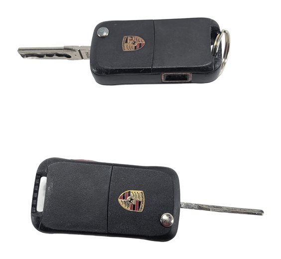 Thumbnail 24: 09-10 PORSCHE CAYENNE (957) 4.8L M48.01 ECM KESSY IMMOBILIZER CLUSTER KEY SET/8