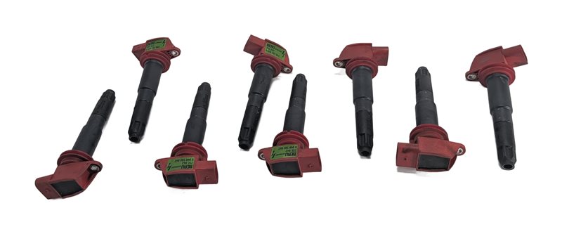 Thumbnail 3: 2008-2010 PORSCHE CAYENNE (957) 4.8L V8 ENGINE IGNITION COIL IGNITER SET-8