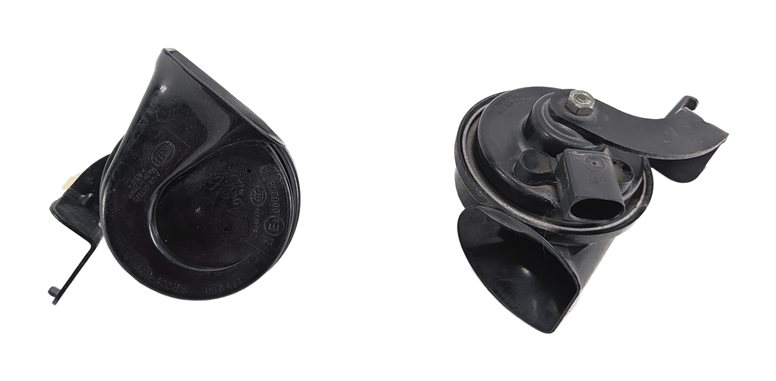 Thumbnail 3: 2003-2010 PORSCHE CAYENNE (955) HIGH & LOW TONE SAFETY HORN SET-2