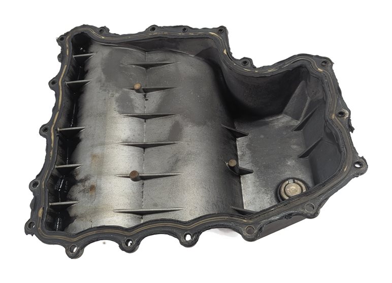 Thumbnail 4: 08-10 PORSCHE CAYENNE (957) 4.8L N/A NON TURBO ENGINE OIL PAN MOTOR FLUID SUMP