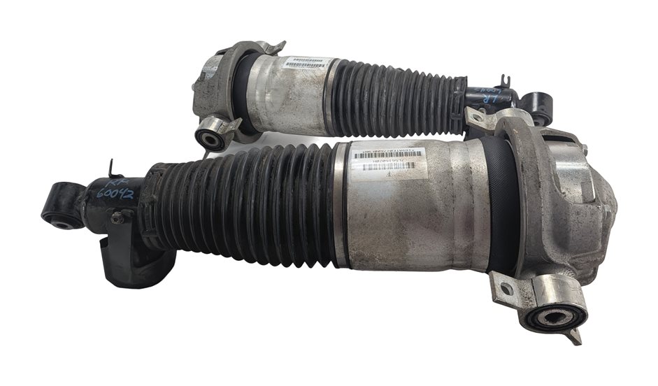 Thumbnail 2: 08-10 PORSCHE CAYENNE 957 4.8L REAR LEFT & RIGHT AIR SUSPENSION SHOCK STRUT SET2
