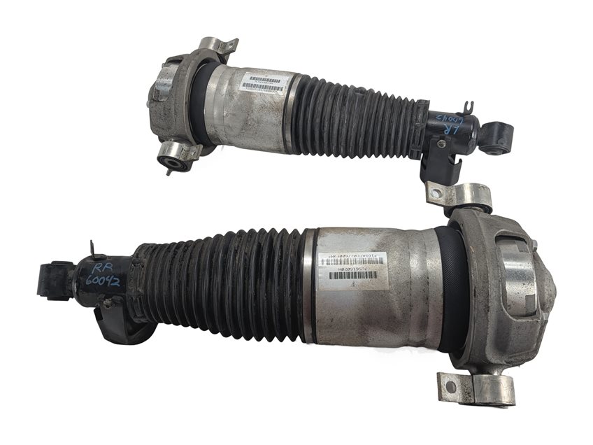 Thumbnail 3: 08-10 PORSCHE CAYENNE 957 4.8L REAR LEFT & RIGHT AIR SUSPENSION SHOCK STRUT SET2