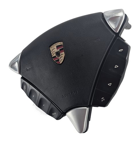 2006-2010 PORSCHE CAYENNE (955 957) DRIVER STEERING WHEEL AIRBAG AIR BAG [BLACK]