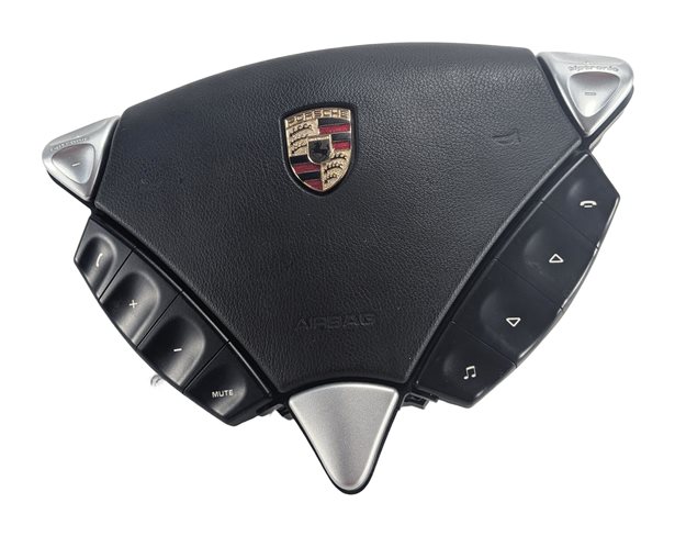 Thumbnail 3: 2006-2010 PORSCHE CAYENNE (955 957) DRIVER STEERING WHEEL AIRBAG AIR BAG [BLACK]