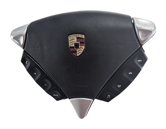 Thumbnail 4: 2006-2010 PORSCHE CAYENNE (955 957) DRIVER STEERING WHEEL AIRBAG AIR BAG [BLACK]