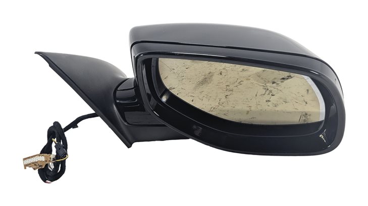 2008-2010 PORSCHE CAYENNE (957) RIGHT P-FOLD AUTODIM MEMORY DOOR MIRROR (Black)