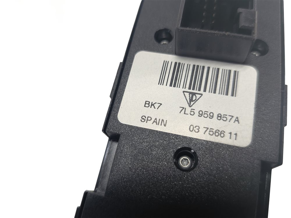 Thumbnail 5: 03-10 PORSCHE CAYENNE 955 957 LEFT FRONT DRIVER DOOR WINDOW SWITCH (BLACK)
