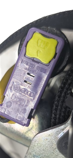 Thumbnail 9: 2008-2010 PORSCHE CAYENNE (957) LEFT FRONT DRIVER SEATBELT RETRACTOR (Black)