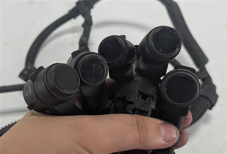 Thumbnail 4: 2010 PORSCHE CAYENNE 955 957 FRONT PARK ASSIST PDC DISTANCE SENSOR SET/6 (Black)