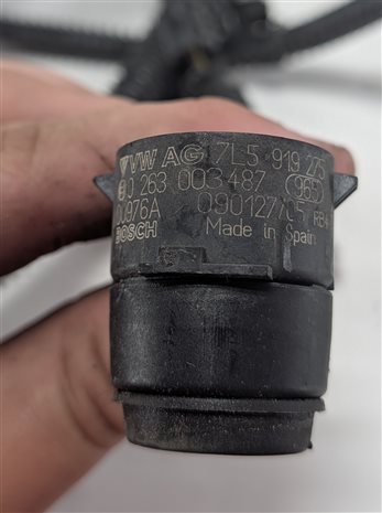 Thumbnail 9: 2010 PORSCHE CAYENNE 955 957 FRONT PARK ASSIST PDC DISTANCE SENSOR SET/6 (Black)