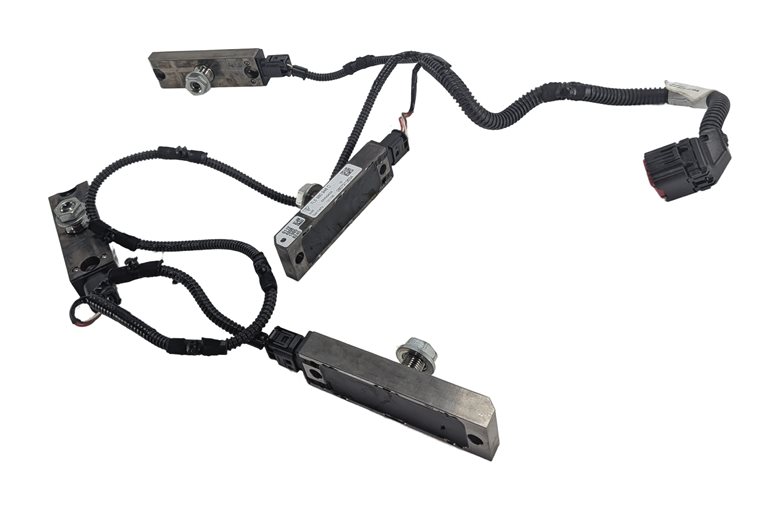 2010 PORSCHE CAYENNE (955 957) SEAT OCCUPANCY WEIGHT SENSOR SET/4 w/WIRE HARNESS