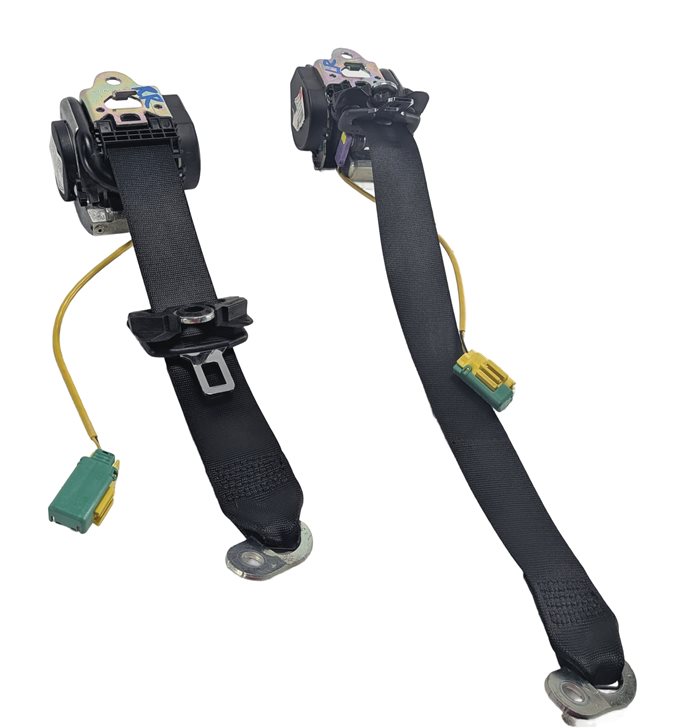 2010 PORSCHE CAYENNE (955 957) REAR LEFT/RIGHT SEATBELT RETRACTOR SET/2 (Black)